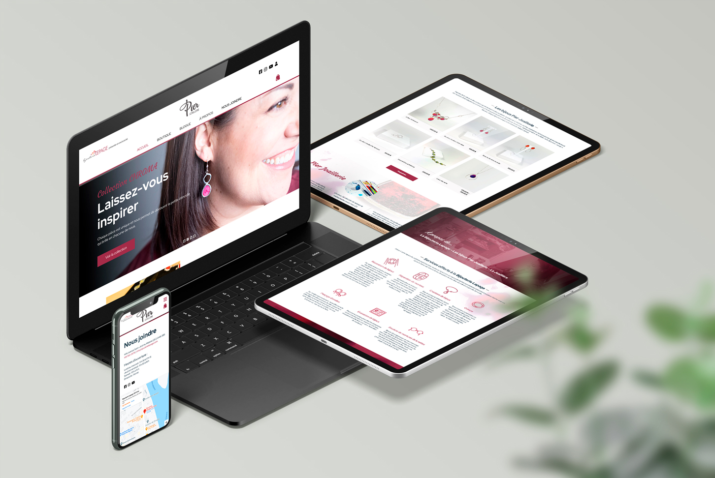 Bijouterie Lepage - Site Web, design Web et coaching